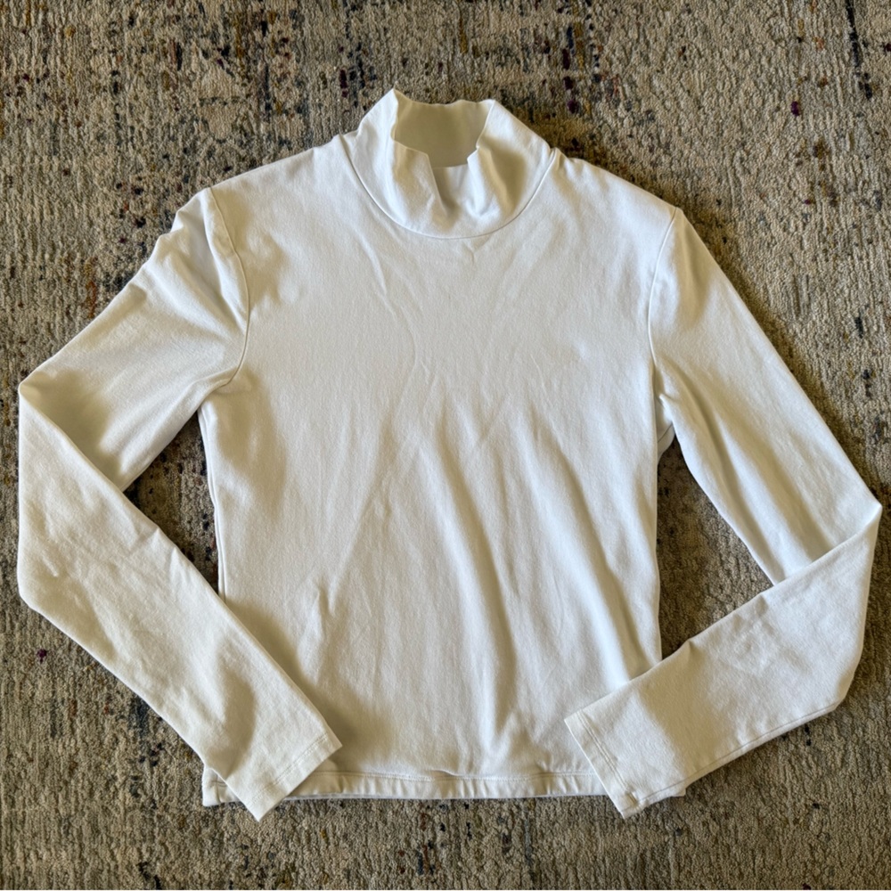 Abercrombie & Fitch White Long Sleeve Top